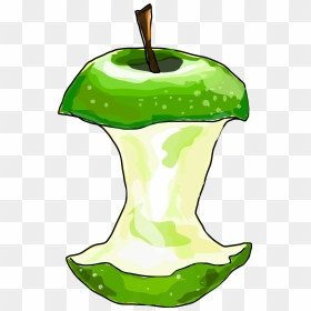 Eaten Apple Clipart Svg Freeuse Download Clipart - Eaten Apple Clipart, HD Png Download - apple clip art png