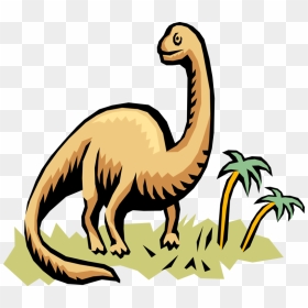 Prehistoric Dinosaur Image Illustration Of From Jurassic - Brontosaurus, HD Png Download - brontosaurus png
