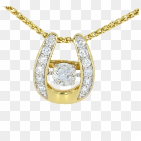 Pendant, HD Png Download - gold horseshoe png