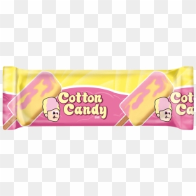 Cotton Candy Ice Cream Popsicle, HD Png Download - candy bar png
