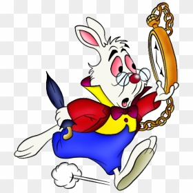White Rabbit Alice In Wonderland Characters, HD Png Download - alice in wonderland rabbit png