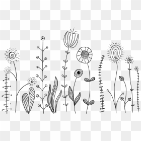 Illustration, HD Png Download - flower sketch png