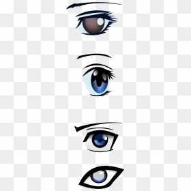 Anime Male Eyes Vector Clipart , Png Download, Transparent Png - male anime eyes png