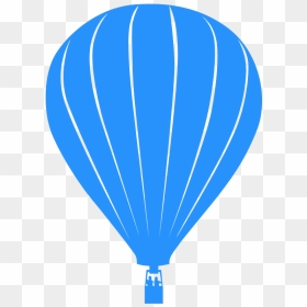 Hot Air Balloon, HD Png Download - airplane silhouette png