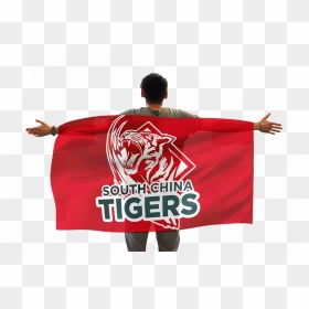 South China Tigers Wearable Flag Thumbnail - Banner, HD Png Download - chinese flag png