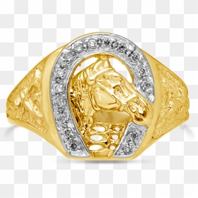 Pre-engagement Ring, HD Png Download - gold horseshoe png