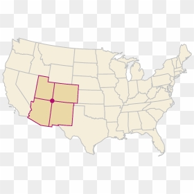Four Corners States - Natural Law Party America, HD Png Download - photo corners png