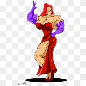 Jessica Rabbit - Jessica Rabbit With Muscles, HD Png Download - jessica rabbit png