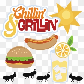 Transparent Grill Clipart Png - Hot Dogs And Burgers Clipart, Png Download - hot dog clipart png
