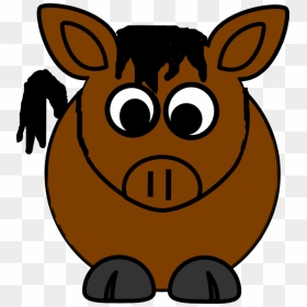 Horse Free Cliparts Download - Cartoon Gnu, HD Png Download - cute face png