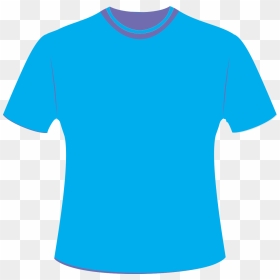 Mockup Camiseta Azul Editável - T Shirt, HD Png Download - camisa png
