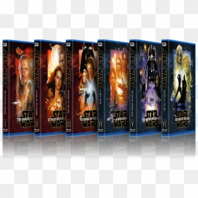 Blu-ray And Other Hd Box Size Star Wars Covers Page, HD Png Download - blu ray png