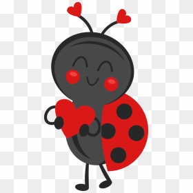 Bug Clipart Valentine - Love Bug Clip Art, HD Png Download - ladybug clipart png