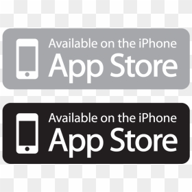 Available On The App Store Logo Vector - Available On The Iphone App Store Icon Vector, HD Png Download - iphone vector png