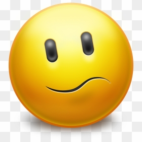 Iphone No Mouth Emoji, HD Png Download - emoticones png