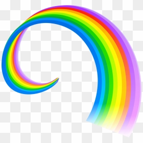 Transparent Rainbow Bridge Clipart - Rainbow Png, Png Download - cartoon rainbow png