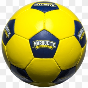 Custom Star Level Hand-sewn Soccer Ball - Marquette Basketball, HD Png Download - soccer ball clipart png
