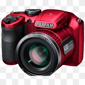 Fujifilm Finepix 30x Zoom, HD Png Download - red camera png