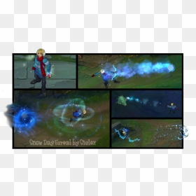 Snow Day Ezreal - Visual Arts, HD Png Download - ezreal png