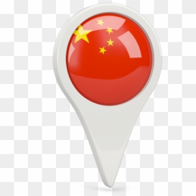 Round Pin Icon - Circle, HD Png Download - chinese flag png