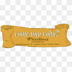 Come Una Volta Logo Png Transparent - Calligraphy, Png Download - sash png