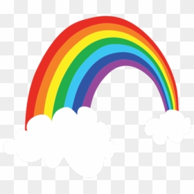 Cartoon Rainbow - Arcoiris Balcones De Italia, HD Png Download - cartoon rainbow png