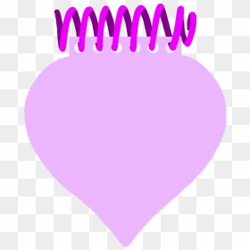 Heart, HD Png Download - open notebook png
