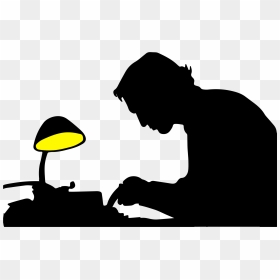 Transparent Fire Silhouette Png - Writer Silhouette Png, Png Download - fire silhouette png