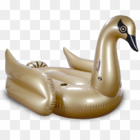 Gold Swan Pool Float , Png Download - Gold Floats Png, Transparent Png - pool float png