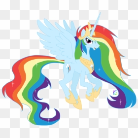 Transparent Arco Iris Png - My Little Pony Princess Raibow Dash, Png Download - arco iris png