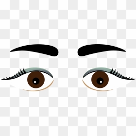 Cartoon Girl Eyes Transparent Background, HD Png Download - directions png