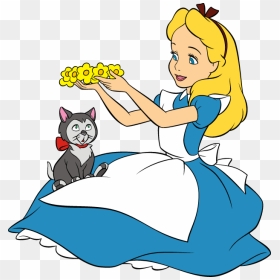 White Rabbit Queen Of Hearts Caterpillar Cheshire Cat - Alice In Wonderland And Her Cat, HD Png Download - alice in wonderland rabbit png
