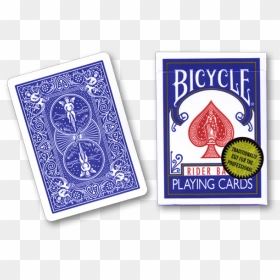 Bicycle Playing Cards Standard Blue, HD Png Download - playing card back png