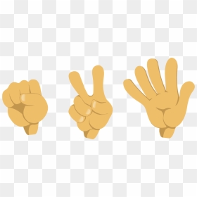 Rock Paper Scissors Png, Transparent Png - rock paper scissors png