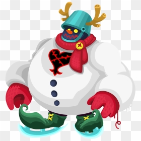 Large Snowman Khx - Kingdom Hearts Snowman Heartless, HD Png Download - abominable snowman png
