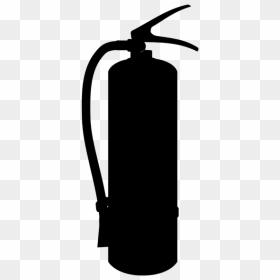 Black Fire Extinguisher Clipart, HD Png Download - fire silhouette png