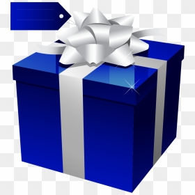 Christmas Gift, HD Png Download - blue box png
