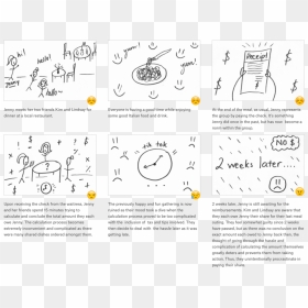 Dropbox Storyboard - Drawing, HD Png Download - receipt png