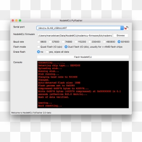 Nodemcu Pyflasher - Nodemcu Flasher, HD Png Download - the flash running png