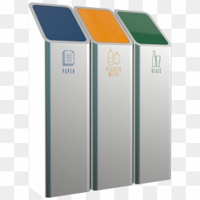 Stainless Steel Recycling Bins, HD Png Download - recycling bin png