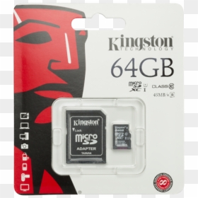 Main Product Photo - Kingston Memory Card Class 7, HD Png Download - sd card png
