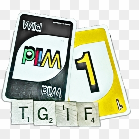 Ftetgif Itookthispic Cards Uno Wild1 - Paper Product, HD Png Download - uno card png