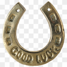 #horseshoe Goodluck #gold Op Courtesy Of Bing Images - Good Luck Horseshoe, HD Png Download - gold horseshoe png