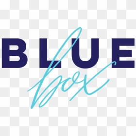 Calligraphy, HD Png Download - blue box png