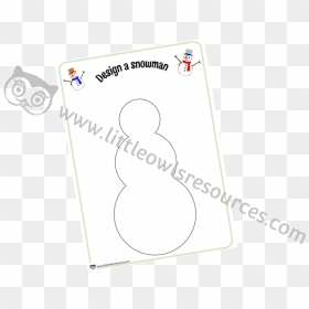 Design Your Own Snowman Template Activity - Sign, HD Png Download - snowman face png
