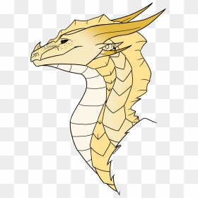 Wings Of Fire Sandwing Head , Png Download - Cartoon, Transparent Png - fire silhouette png