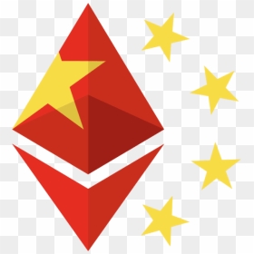 The Chinese Government Can"t Reach The Brakes On Ethereum - Chinese Flag Yellow Stars, HD Png Download - chinese flag png