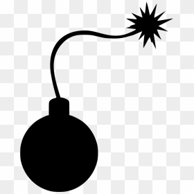 Ball Bomb Fire, HD Png Download - fire silhouette png