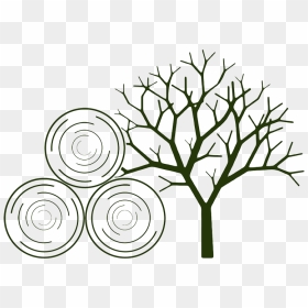 Dead Tree Silhouette Clipart , Png Download - Tree Silhouette To Print, Transparent Png - fire silhouette png