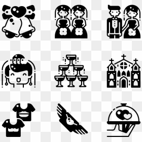 Theme Park Icon Pack, HD Png Download - wedding vector png